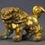 Add a touch of history to your space with this antique guardian lion statue. Crafted from solid bronze, this figure...