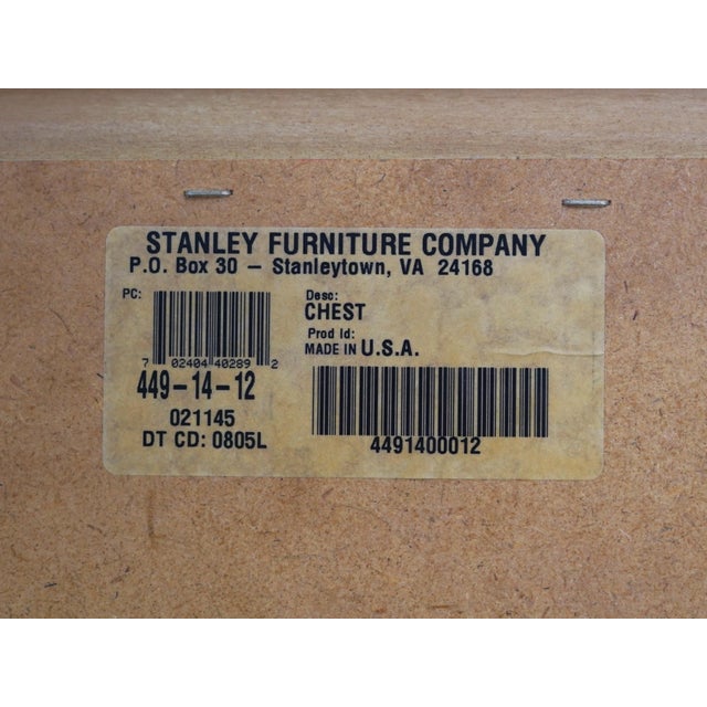 Stanley Young America Cherry 6 Drawer Chest For Sale - Image 16 of 16