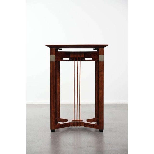 Tall Art Deco Decoforma Series Square Side Table from Schuitema For Sale - Image 3 of 16