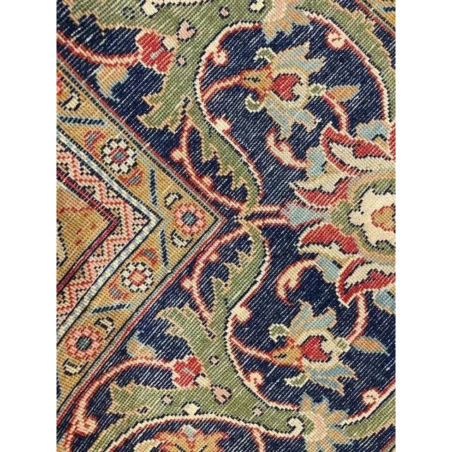 Beige 1950s Persian Pictorial Kashan Rug, 4'7" X 7'6" For Sale - Image 8 of 10