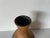 Black Vintage Organic Brown and Black Matte Glaze Ceramic Vase For Sale - Image 8 of 13