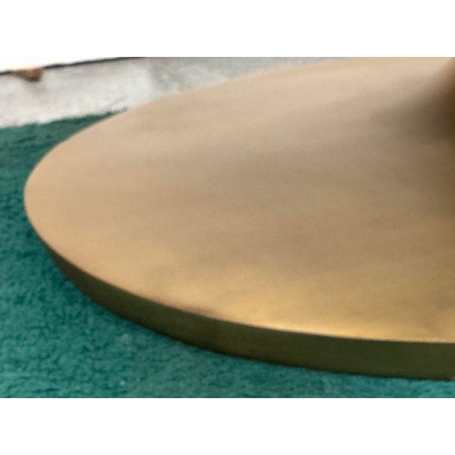 Crate & Barrel Nero White Oval Coffee Table For Sale - Image 11 of 12