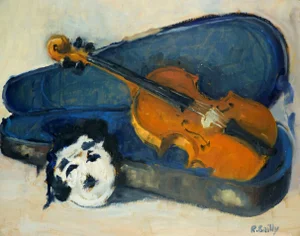 Raymond Bailly, Violin in Case