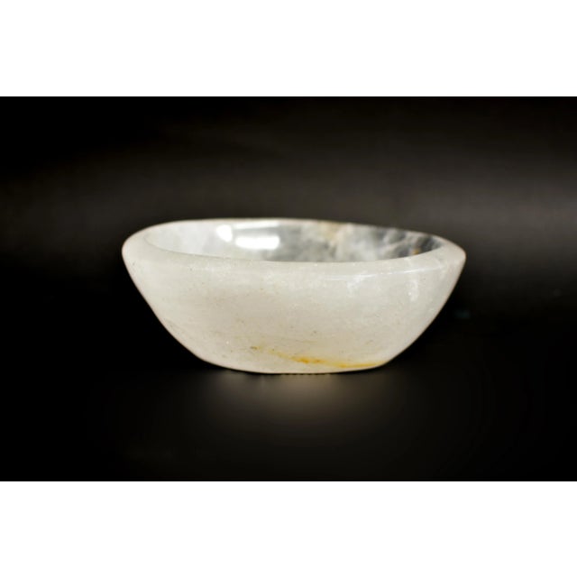 Rock Crystal Bowl 7 Lb For Sale - Image 10 of 13