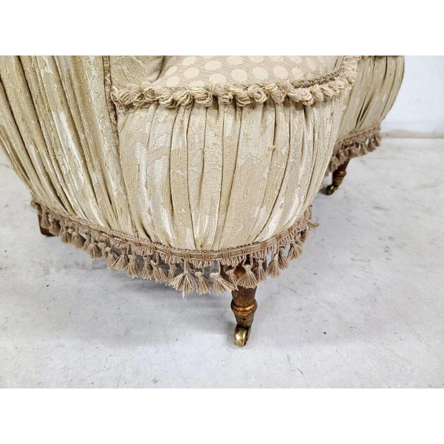 Shabby Chic Boudoir Lounge Chair by Carol Hicks Bolton For Sale - Image 9 of 11