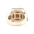 Contemporary Late 20th Century Sterling and 18k With Diamond Ring by Fred Samuel Benham BJC, Size 7 For Sale - Image 3 of 3