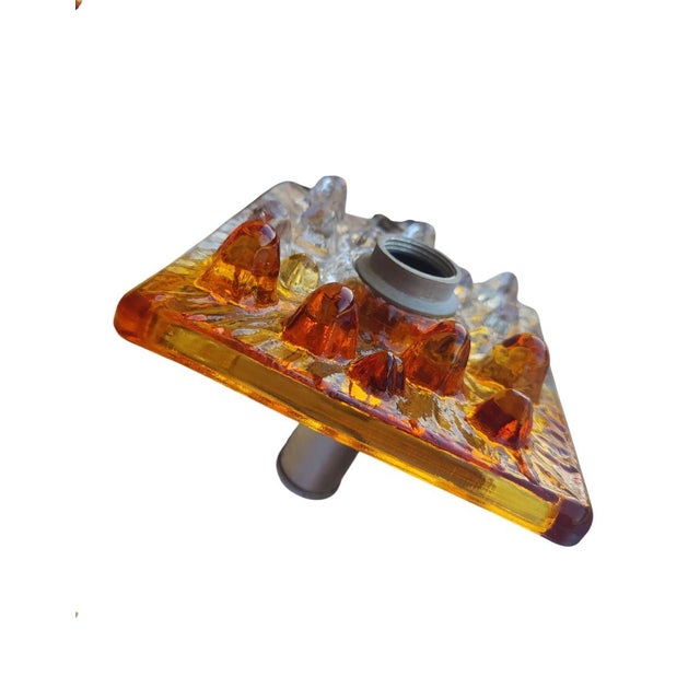 Silver Vintage Ceiling Lights by Toni Zuccheri for Mazzega, 1970, Set of 2 For Sale - Image 8 of 18