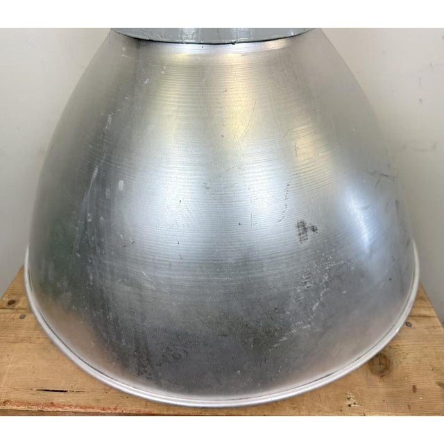 Large Industrial Aluminum Pendant Light from Elektrosvit, 1960s For Sale - Image 14 of 18