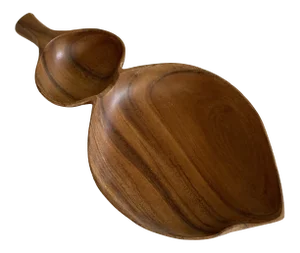Vintage Hawaii Monkeypod Wood Tray