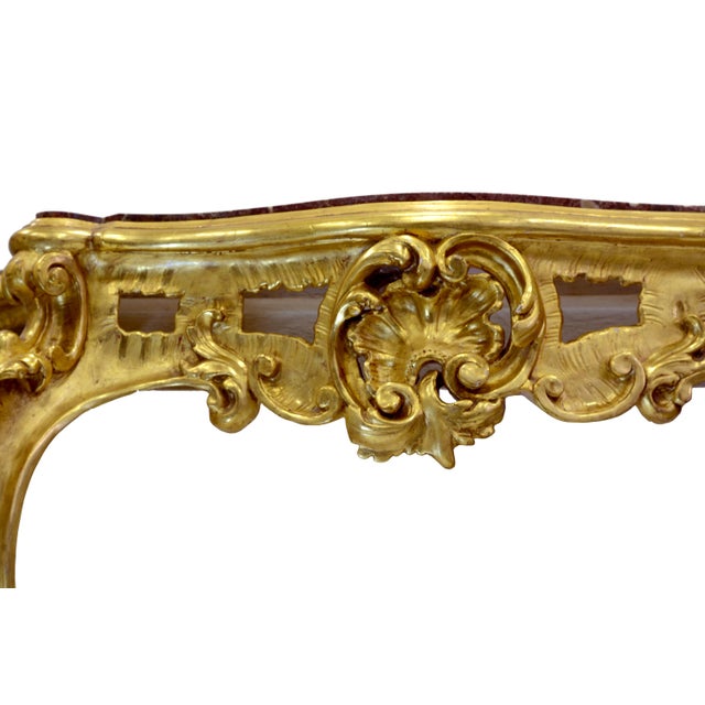 This elegant antique Italian console table reflects the refined decorative character of Louis Philippe interiors,...
