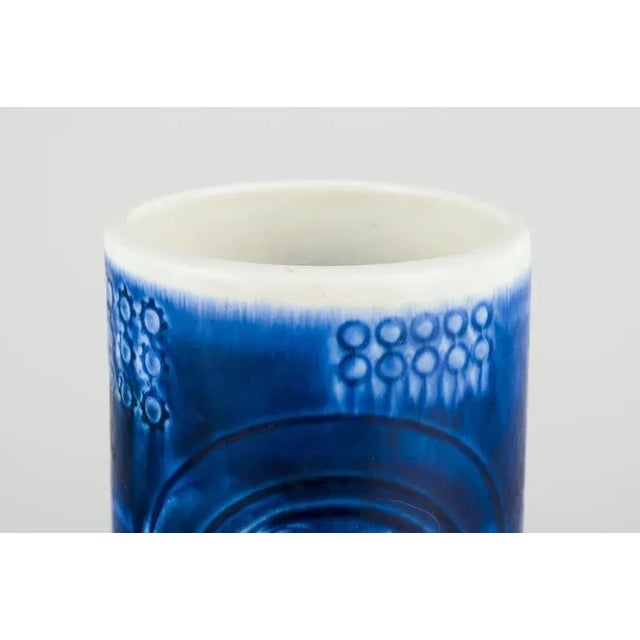 Modernist Ceramic Sarek Vase by Olle Alberius for Rörstrand For Sale - Image 3 of 8