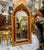 Elevate your interior with this grand French Rococo–style mirror, featuring a magnificent arched silhouette, richly carved...