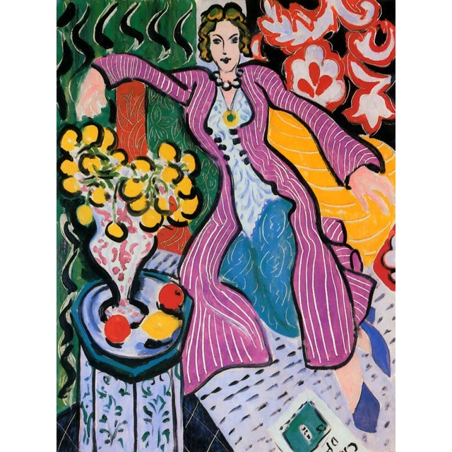 Title: Violet Robe framed Artist: Henri Matisse (After) Country: France Medium: Giclees Marks: Limited edition sealed &...