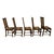 Antique 19thC Set 6 Carved Caned Jacobean Barley Twist Walnut Dining Chairs 1870 For Sale - Image 11 of 18
