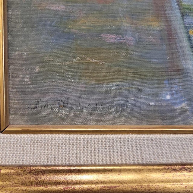 Julián De Tellaeche, Coastal Village, Early 20th Century, Oil on Panel, Framed For Sale - Image 13 of 18