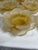Dorothy Thorpe Gold Set Of 10 pieces Frosted Resin Lucite Fruit Flower Bowls Vintage MCM.