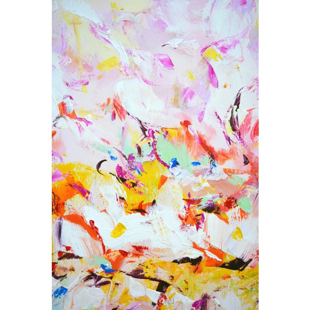 Early 21st Century Pink. Modern Original Painting. Artys Bound For Sale - Image 5 of 8