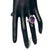 2010s Natural Amethyst Diamond Ring Size 6.5, 14k Gold 8.83 TCW Certified For Sale - Image 5 of 11