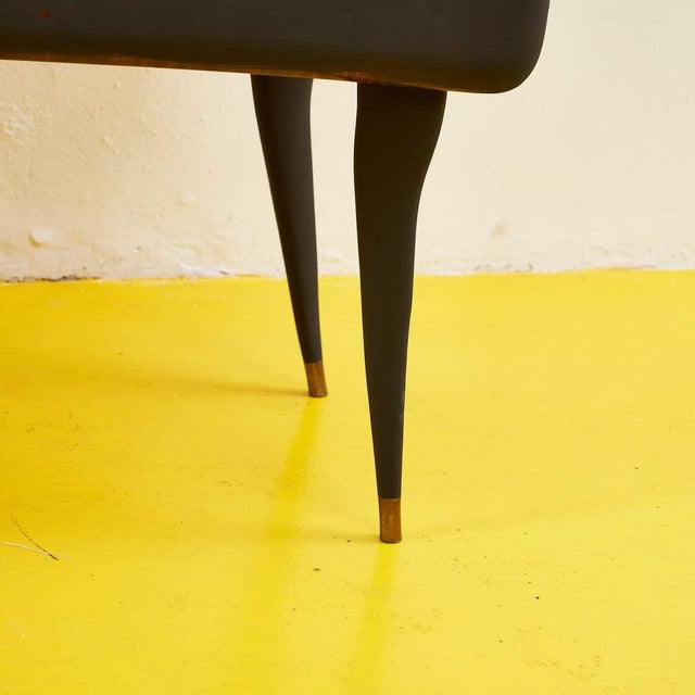 Vintage Black Sideboard, 1950s For Sale - Image 5 of 12