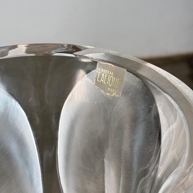 Flamme Crystal Vase from Lalique Paris, 1970s For Sale - Image 6 of 18