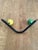 1950s Mid-Century Modern French Sputnik Wall Hook With Green & Yellow Atomic Balls For Sale - Image 9 of 10