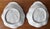 French French Porcelain Shell-Form Relish/Soap Dishes-a Pair For Sale - Image 3 of 9