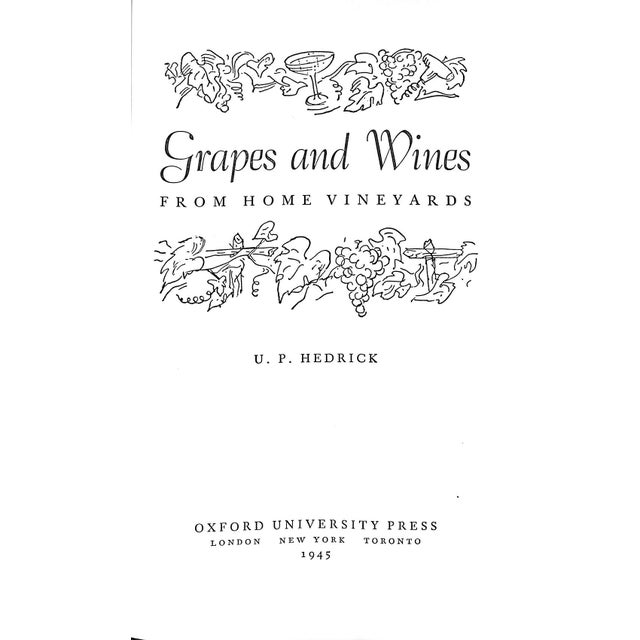 HEDRICK, U. P. [326] pp. Oxford University Press 1945 8 1/2" x 5 7/8" Jacket design by Braz