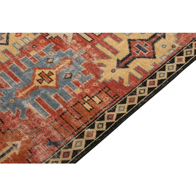 Rug & Kilim Rug & Kilim’s Oversized Distressed Homage Rug in Red, 14x20 For Sale - Image 4 of 7