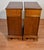 1930s Pair of English Chippendale Walnut Nightstands / Bedside Tables For Sale - Image 14 of 17