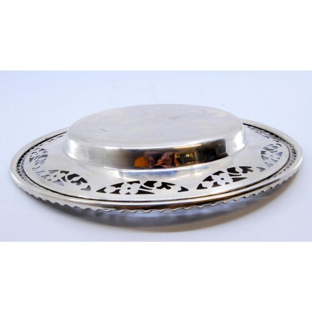 Plate in Silver with Raised Frieze For Sale - Image 3 of 6