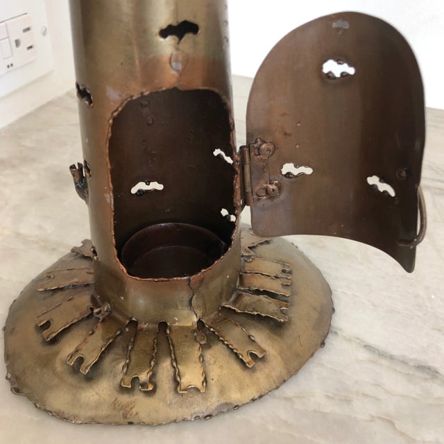 Just brilliant! In amazing condition, this tropical light holder will delight you and light your room. Dimensions: 12” to...