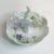 Eggplant Early 20th Century English Hand Painted Trinket Ring Dish, Artist Signed For Sale - Image 8 of 9