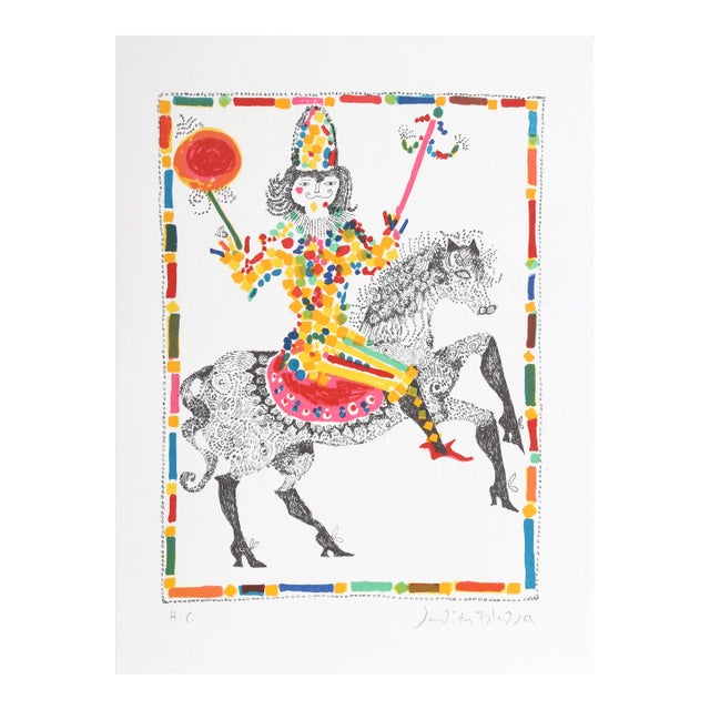 Clown on Horse From a Little Circus, Judith Bledsoe For Sale