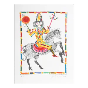 Clown on Horse From a Little Circus, Judith Bledsoe