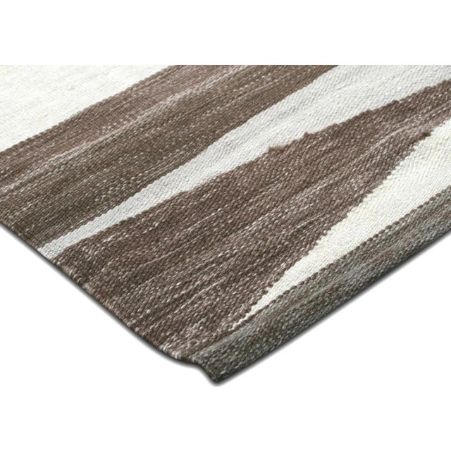 Mid-Century Modern Contemporary Scandinavian Design Kilim For Sale - Image 3 of 6