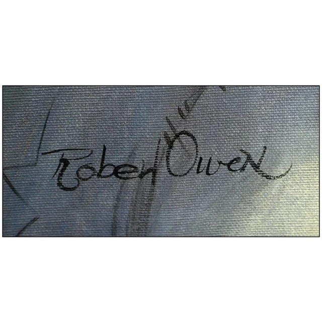 Message us to inquire about custom framing options! (Included for free with every purchase) Owen’s paintings have...