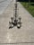 Vintage 1960s Metal Scroll Chandelier For Sale - Image 9 of 9