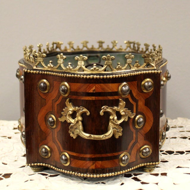 Antique Napoleon III Jardiniere, 1800s For Sale - Image 6 of 9