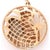 Contemporary 14 Karat Yellow and White Gold Religious Pendant Charm For Sale - Image 3 of 10