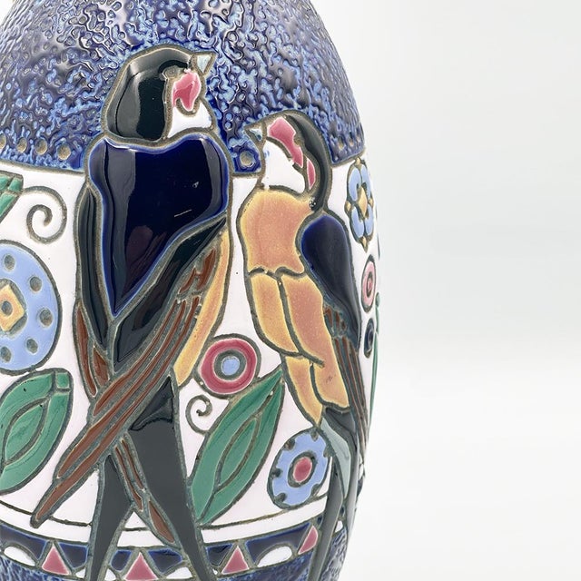 1920s Vintage Swallow Lamp Base, 1920 For Sale - Image 5 of 10