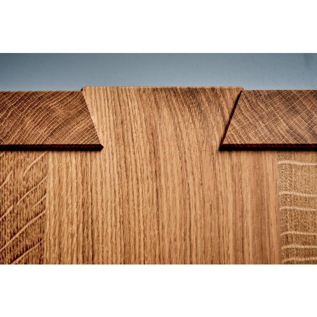T38 Bedside Tables in Oak attributed to Pierre Chapo, 2010, Set of 2 For Sale - Image 11 of 15