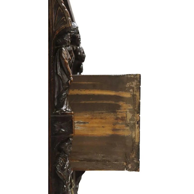 19th C. Antique Italian Renaissance Revival, Figural, Drawers, Carved Commode!! For Sale - Image 4 of 6