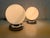 Small Space Age Spherical Table Lamps in Chrome and Glass by Bonalux, 1970s, Set of 2 For Sale - Image 6 of 10