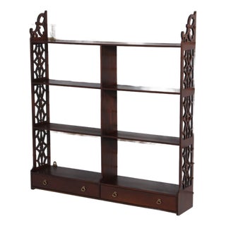 Colonial Williamsburg Tradition House Mahogany Hanging Shelf For Sale