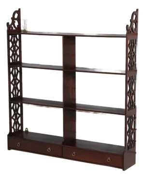 Colonial Williamsburg Tradition House Mahogany Hanging Shelf