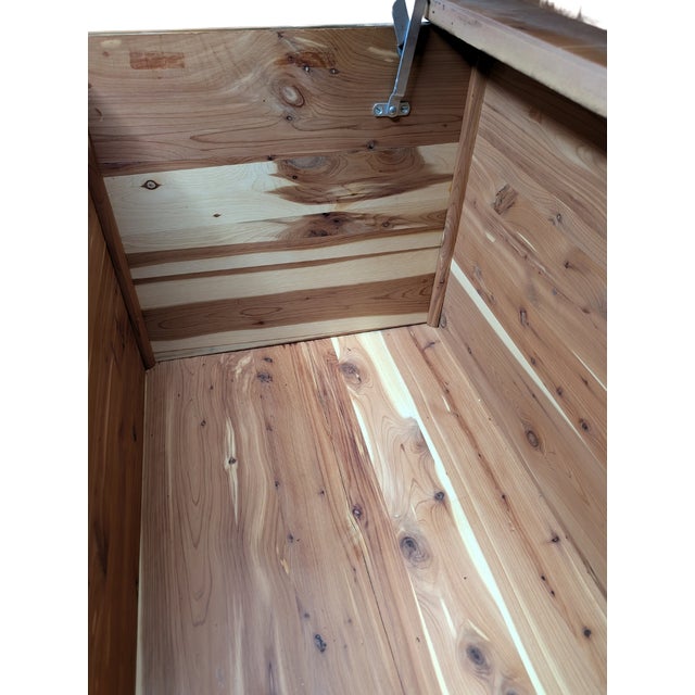 Mid-Century Modern Vintage Cavalier Cedar Hope Chest For Sale - Image 3 of 9