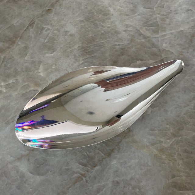 Mid-Century Modern Reed & Barton 1940's Bowl For Sale - Image 3 of 4