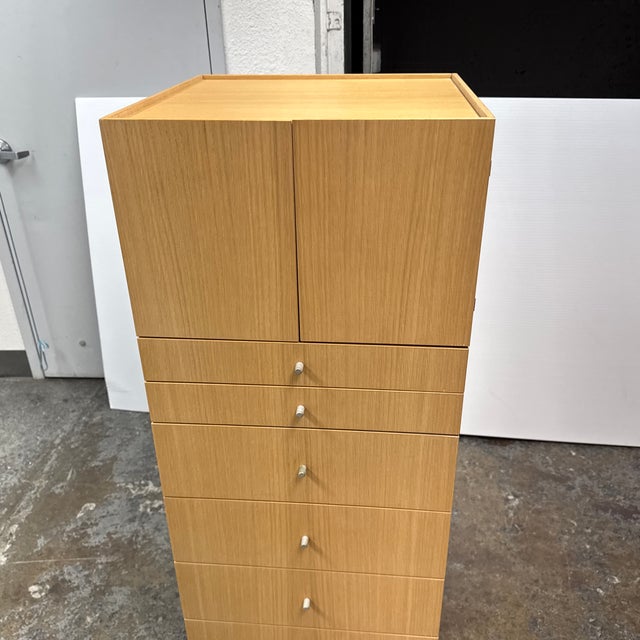 Jesse Oak Wood Jewelry Chest of Drawers For Sale - Image 11 of 12