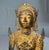 Ntique Early 1800s Gold Gilded Bronze Thai Rattanakosin Buddha Statue Sculpture For Sale - Image 15 of 18
