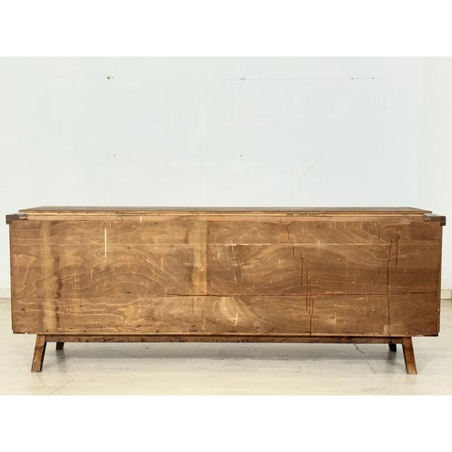 Mid-Century Sideboard in Wood with Gilt Details For Sale - Image 12 of 13